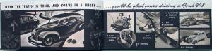 Ford 1938 Flathead V8 Sales Brochure Original