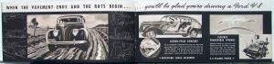 Ford 1938 Flathead V8 Sales Brochure Original