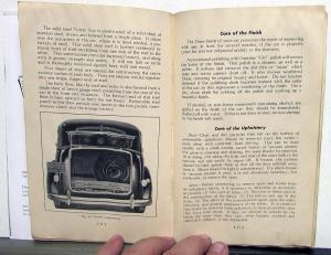 1938 Chevrolet Master Deluxe Owners Operators Manual Original