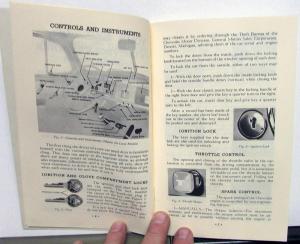 1939 Chevrolet Master Deluxe Owners Operators Manual Reproduction