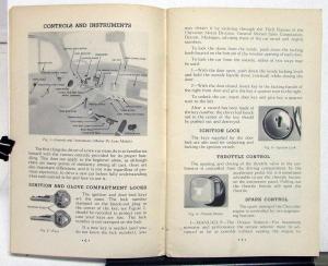 1939 Chevrolet Master Deluxe Operators Owners Manual Original