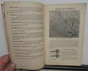 1941 Chevrolet Master Special Deluxe Owners Operators Manual Original