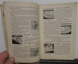 1941 Chevrolet Master Special Deluxe Owners Operators Manual Original