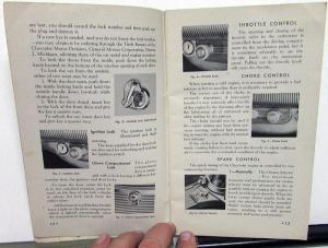 1946 Chevrolet Stylemaster Fleetmaster Fleetline Owners Operator Manual Original