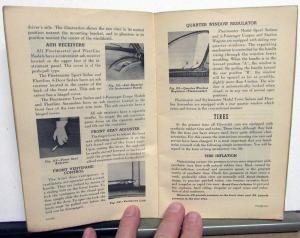 1947 Chevrolet Stylemaster Fleetmaster Fleetline Owners Operator Manual Original