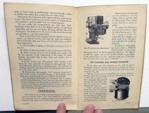 1947 Chevrolet Stylemaster Fleetmaster Fleetline Owners Operator Manual Original