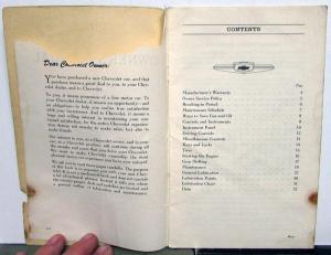 1948 Chevrolet Stylemaster Fleetmaster Fleetline Owners Operator Manual Original