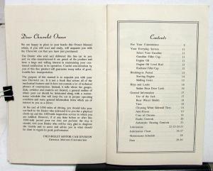 1949 Chevrolet Stylemaster Fleetmaster Fleetline Owners Operator Manual Original