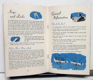 1949 Chevrolet Stylemaster Fleetmaster Fleetline Owners Operator Manual Original