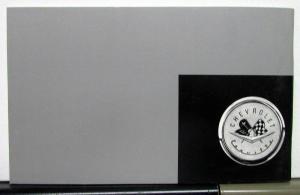 1956 Chevrolet Corvette Owners Operators Manual Reproduction