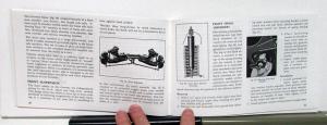 1957 Chevrolet Corvette Owners Operators Manual Reproduction