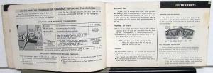 1960 Chevrolet Biscayne Bel Air Impala Owners Operators Manual Original
