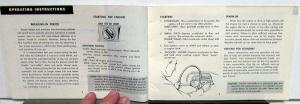 1960 Chevrolet Corvair Owners Operators Manual Original