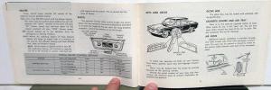 1960 Chevrolet Corvair Owners Operators Manual Original