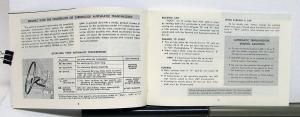 1961 Chevrolet Biscayne Bel Air Impala Owners Operators Manual Reproduction