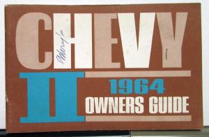 1964 Chevrolet Chevy II Operators Owners Manual Original