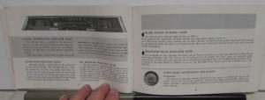 1967 Chevrolet Chevelle Operators Owners Manual Original