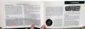 1968 Chevrolet Corvair Owners Operators Manual Original