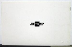 1969 Chevrolet Corvair Owners Operators Manual Reproduction
