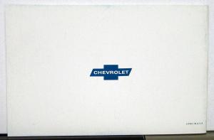 1969 Chevrolet Camaro Chevelle Chevy Nova Owners Operators Manual Reproduction