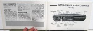 1969 Chevrolet Camaro Chevelle Chevy Nova Owners Operators Manual Original