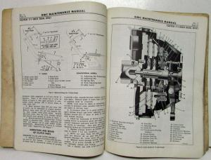 1955 GMC Trucks Gas & Diesel Model 550-970 Service Maintenance Manual Supplement