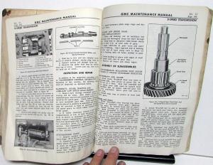 1954 GMC Trucks Model 620-980 Service Shop Repair Maintenance Manual