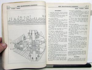 1950 GMC Trucks Models 520-970 HC HD HF Service Shop Repair Maintenance Manual