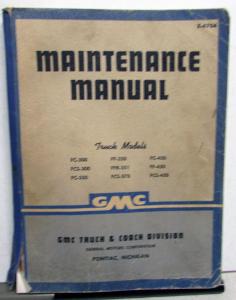 1947 GMC Trucks F Models 300-450 Service Shop Repair Maintenance Manual