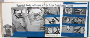 1938 Dodge Dealer Album Features Options Sales Reference Spiral Bound Rare