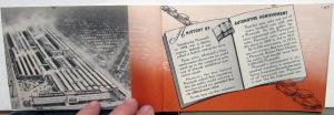 1947 Plymouth Dealer Sales Brochure History Of Achievements 1928-46 Original