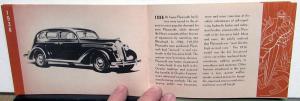 1947 Plymouth Dealer Sales Brochure History Of Achievements 1928-46 Original