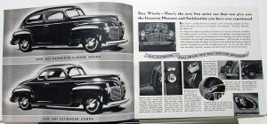1941 Plymouth Dealer Sales Brochure B&W Sedan Coupe Deluxe Wagon Original