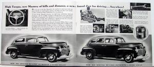 1941 Plymouth Dealer Sales Brochure B&W Sedan Coupe Deluxe Wagon Original