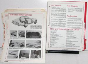 1968 Chevrolet Finger-Tip Facts Dealer Album Features Specs Corvette Camaro SS