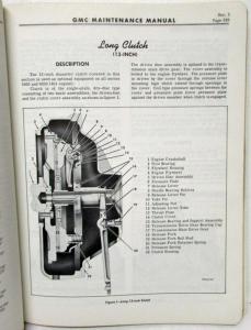 1960 GMC Trucks Models 5500-9000 L W B F Service Shop Repair Maintenance Manual