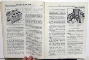 1964 GMC Trucks Toro-Flow Diesel Engine Service Shop Repair Maintenance Manual
