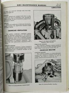 1966 GMC Truck Models 5500-9500 Service Shop Maintenance Manual Supplement