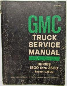 1967 GMC Trucks Pickup Models 1500-3500 Service Shop Repair Manual