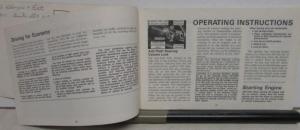 1970 Chevrolet Camaro Owners Operators Manual Original SS RS
