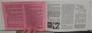 1970 Chevrolet Camaro Owners Operators Manual Original SS RS