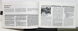 1970 Chevrolet Station Wagon Owners Operators Manual Original