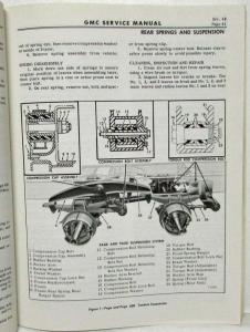 1967 GMC Truck Series 9500-9501 Service Shop Repair Manual Supplement