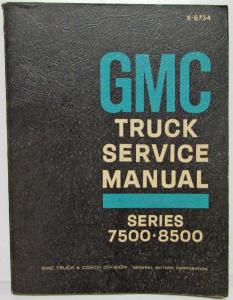 1967 GMC Truck Series 7500-8500 Service Shop Repair Manual