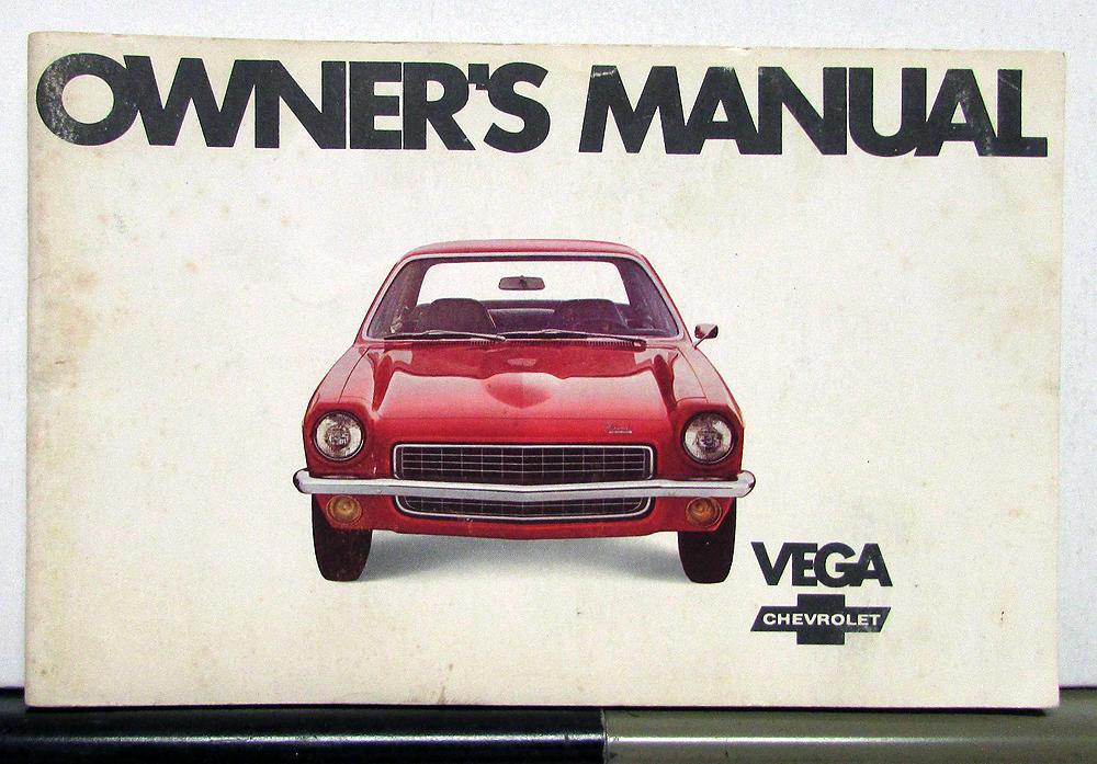 1971 Chevrolet Vega Owners Operators Manual Original