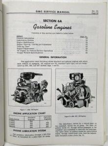 1969 GMC Trucks Service Manual Supplement Gas Models CE 4500 5500 6500 ME6500
