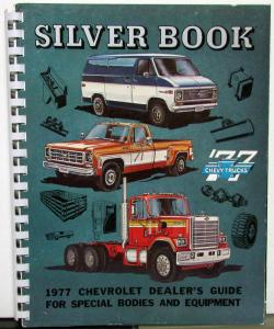 1977 Chevy Dealer Guide Special Bodies & Equipment ALL Trucks Original