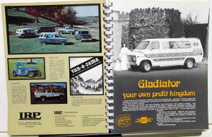 1977 Chevy Dealer Guide Special Bodies & Equipment ALL Trucks Original