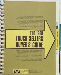 1980 Chevrolet Truck Dealer Silver Book Special Bodies & Equipment Pickup HD Van