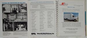 1980 Chevrolet Truck Dealer Silver Book Special Bodies & Equipment Pickup HD Van